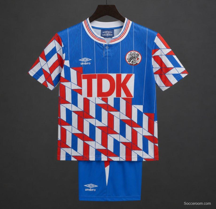 Retro Kids 89/90 Ajax Away Jersey