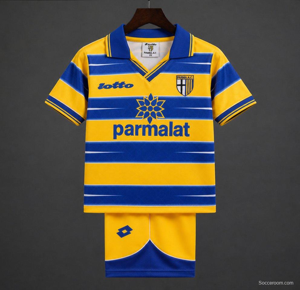 Retro 98/99 Kids Parma Home Jersey