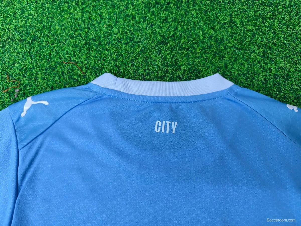 Player Version 26/27 Kids Manchester City Home Jersey